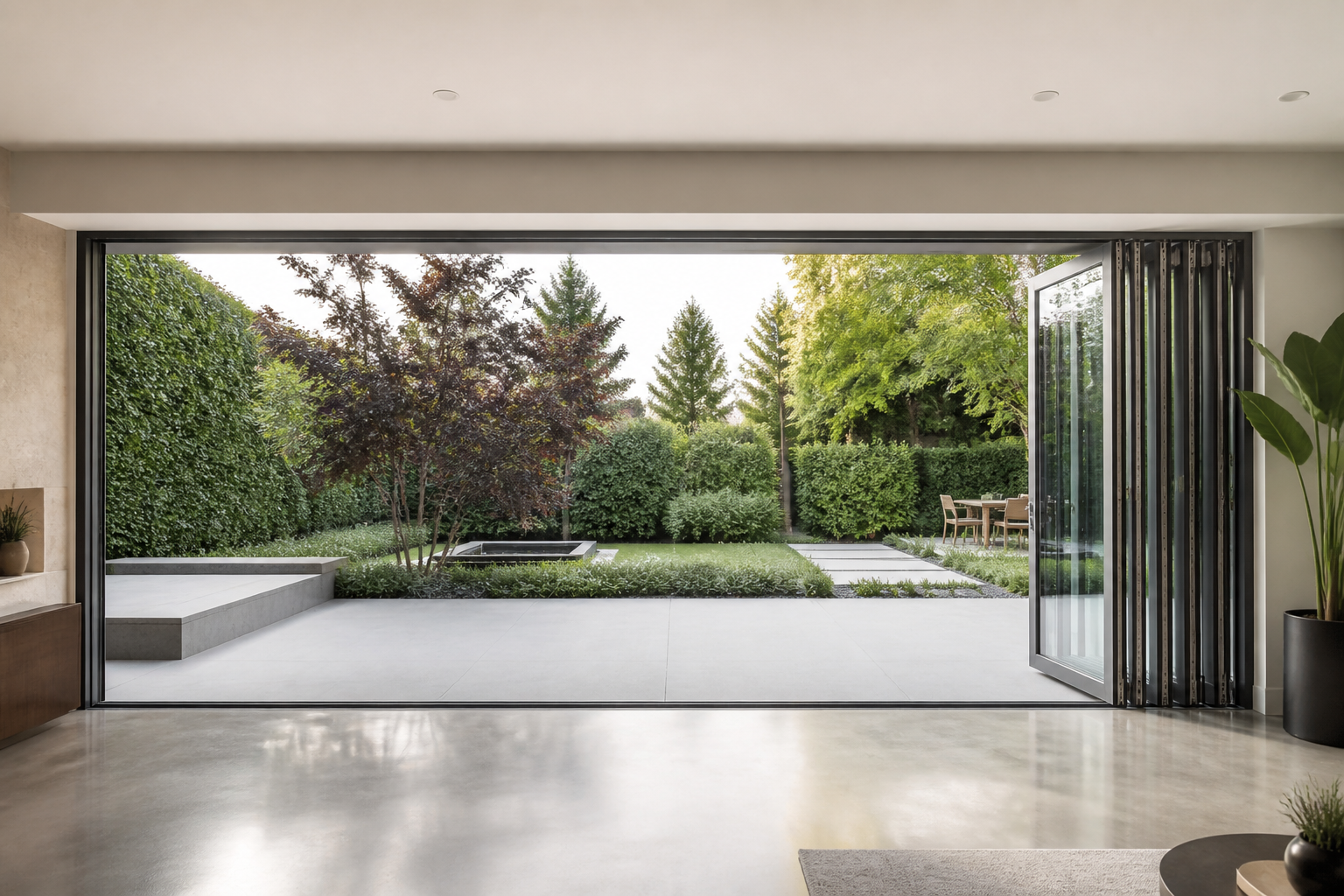 VLX 100 Bifold / Folding Door in Pembroke Pines, FL | TruePane Windows & Doors - detail 4