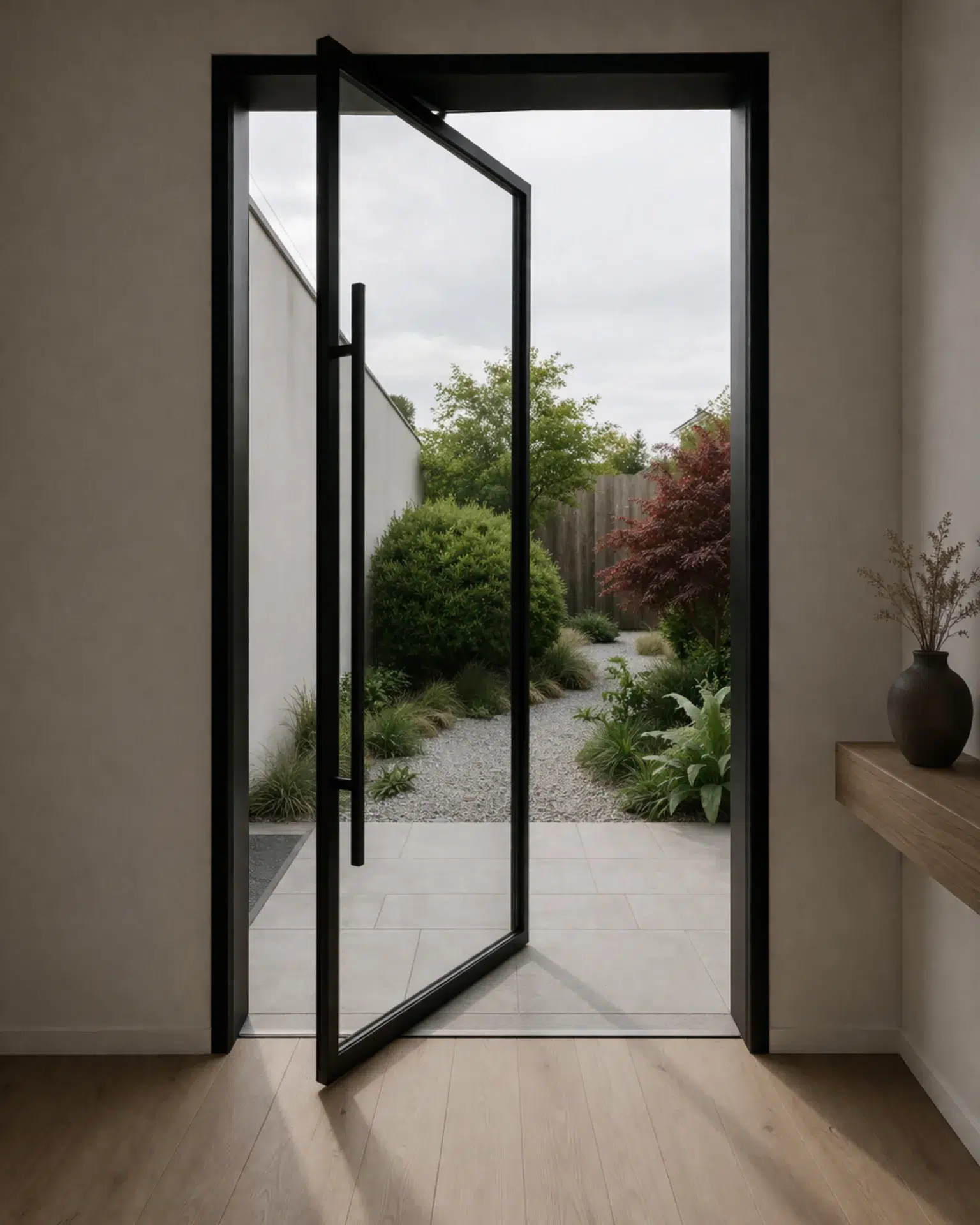 VLX 100 Pivot Door in Pembroke Pines, FL | TruePane Windows & Doors - detail 1